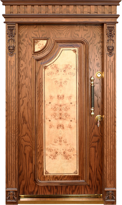 درب اتاقی کلاسیک گردو منبت کد SCD-CLASSIC-WALNUT